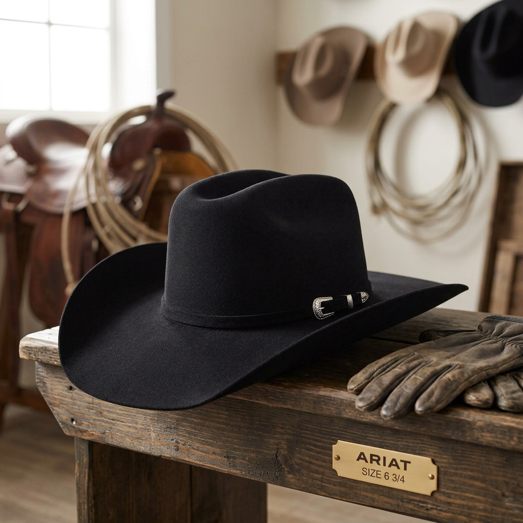 Ariat Added Money Cowboy Hat — 6 3/4 — view 3