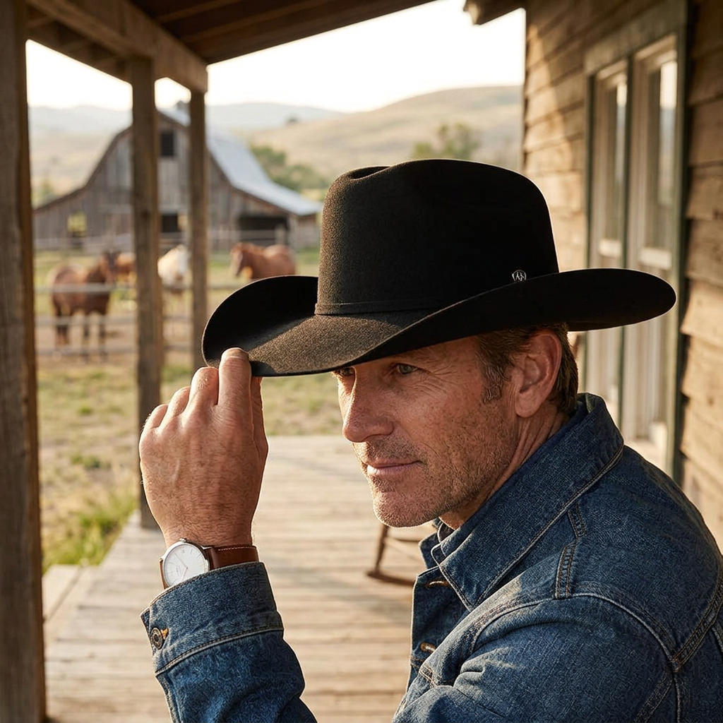 Ariat Cattleman Cowboy Hat — 6 7/8 — view 2