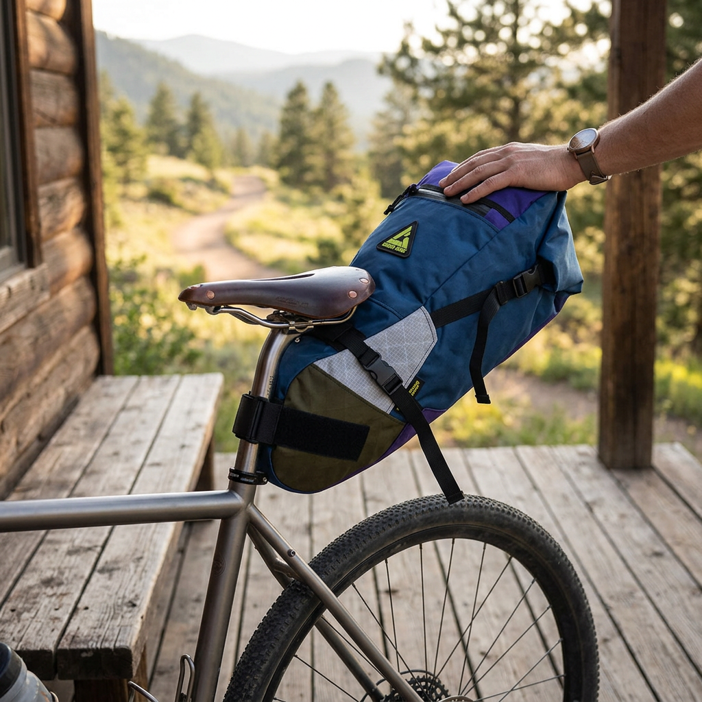 ZEITBIKE - Zeitbike Green Guru Hauler Saddle Bag - View 4