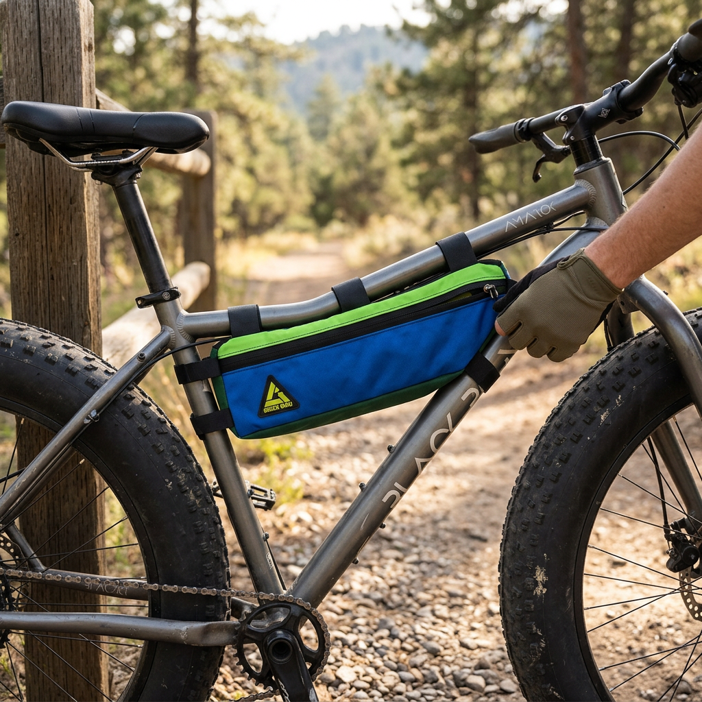 ZEITBIKE - Zeitbike Green Guru Halfshift Frame Bag - View 4