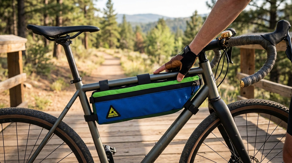 ZEITBIKE - Zeitbike Green Guru Halfshift Frame Bag - View 5