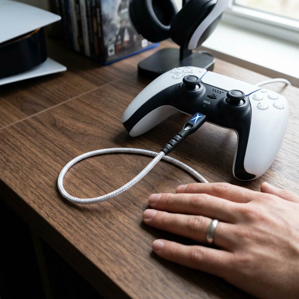 Luma Playstation Charging Cable — view 3