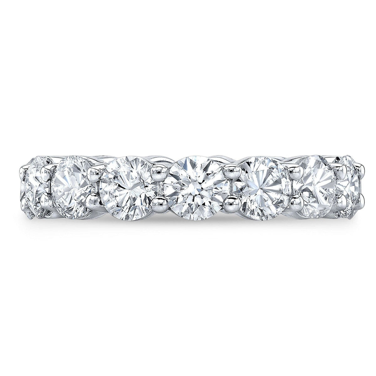 Anillo de eternidad de moissanita VossAgin