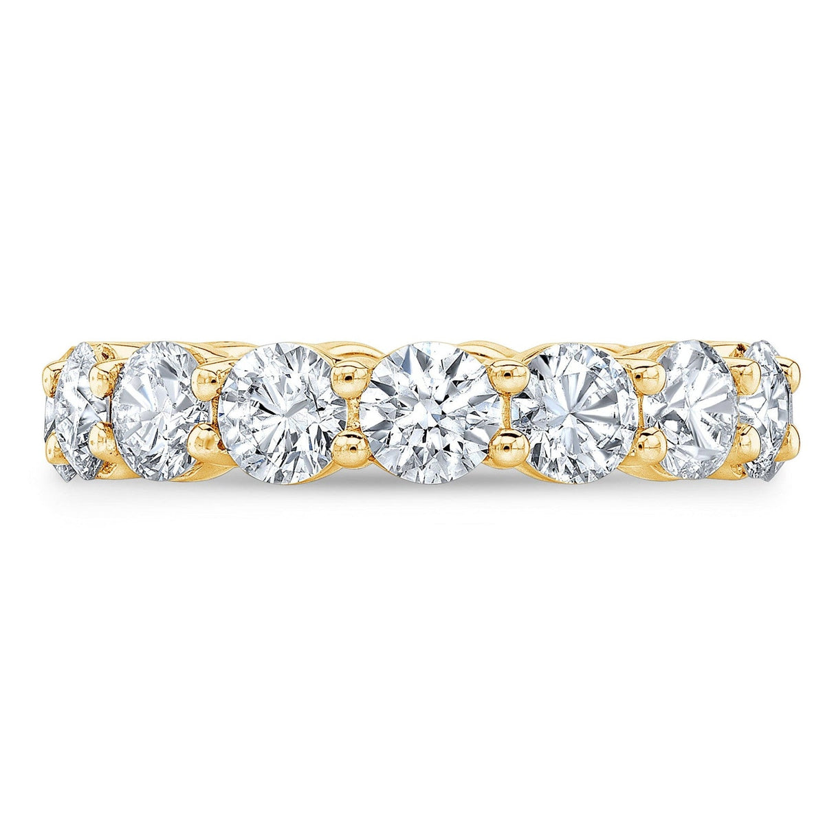 Anillo de eternidad de moissanita VossAgin