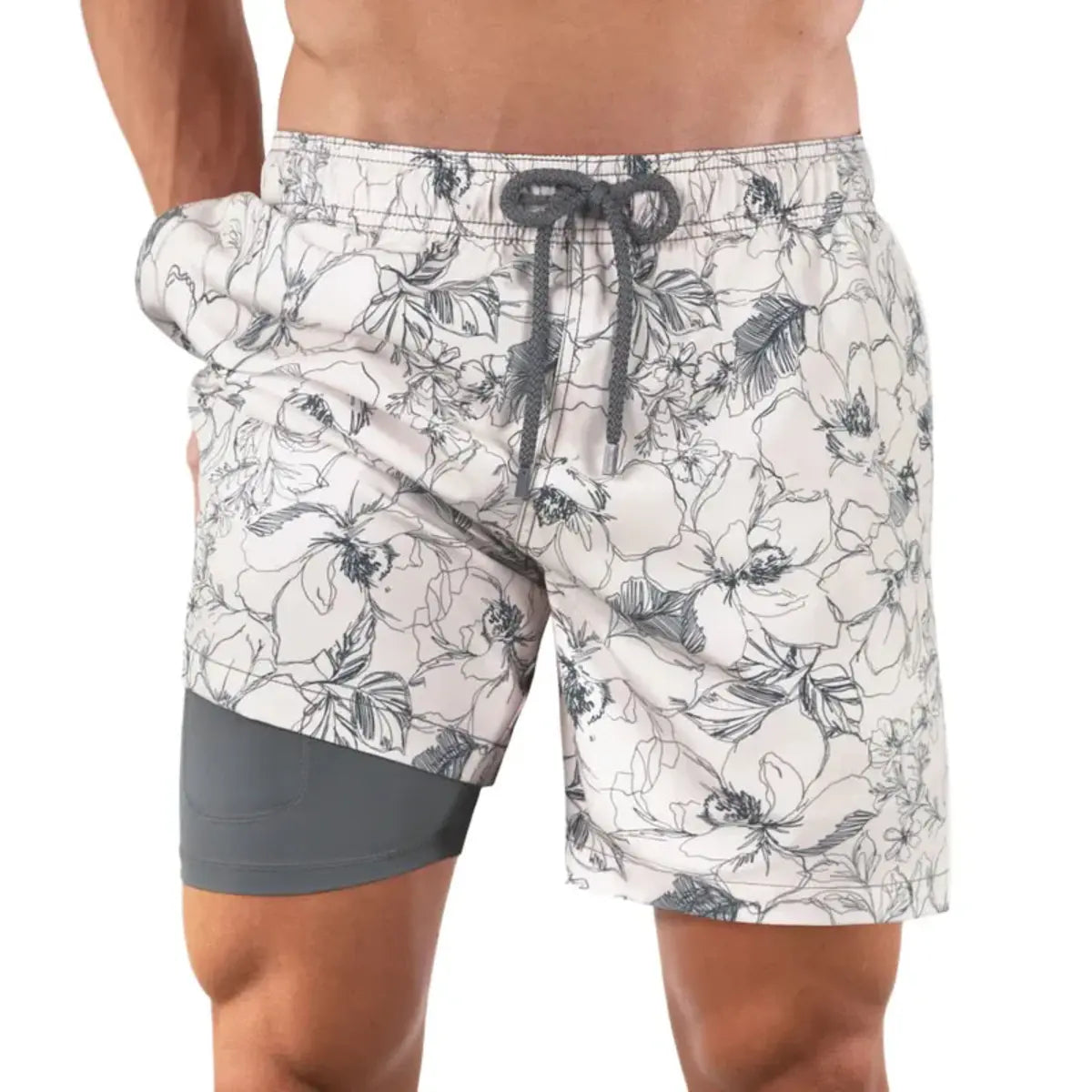 Shorts híbridos Capelle Miami Secret Garden