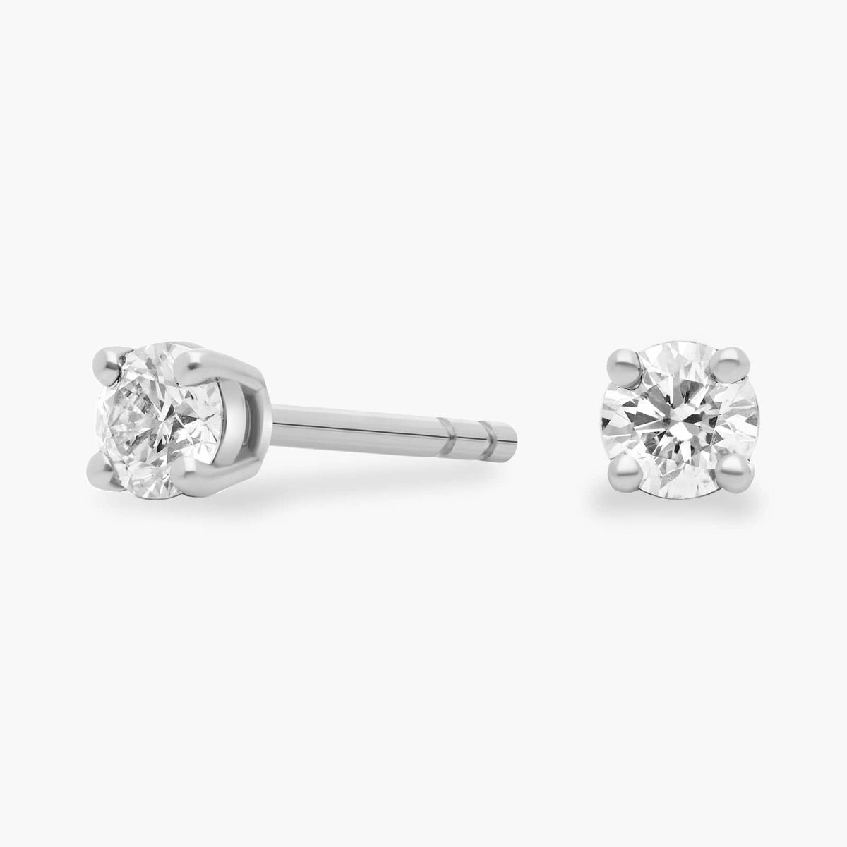 Boucles d'oreilles puces en diamant de laboratoire VossAgin