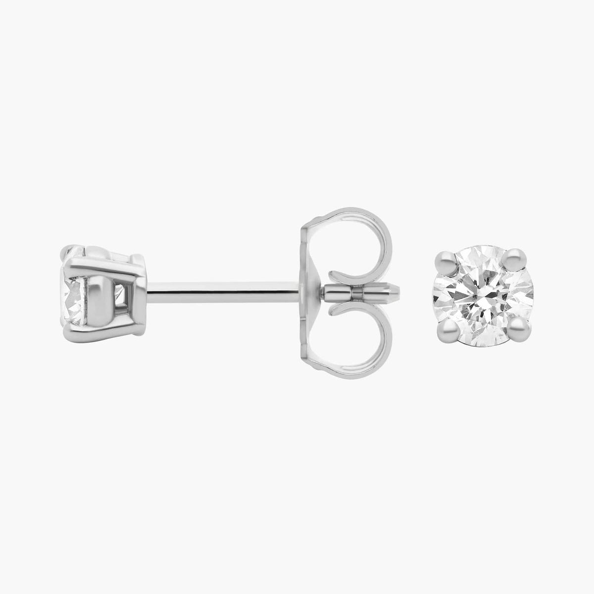 Boucles d'oreilles puces en diamant de laboratoire VossAgin