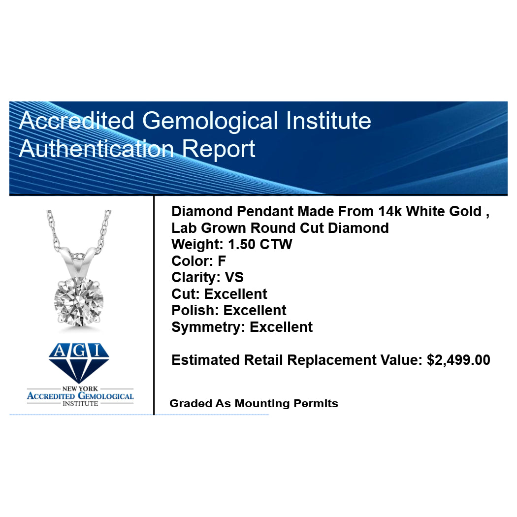 Collier pendentif diamant VossAgin