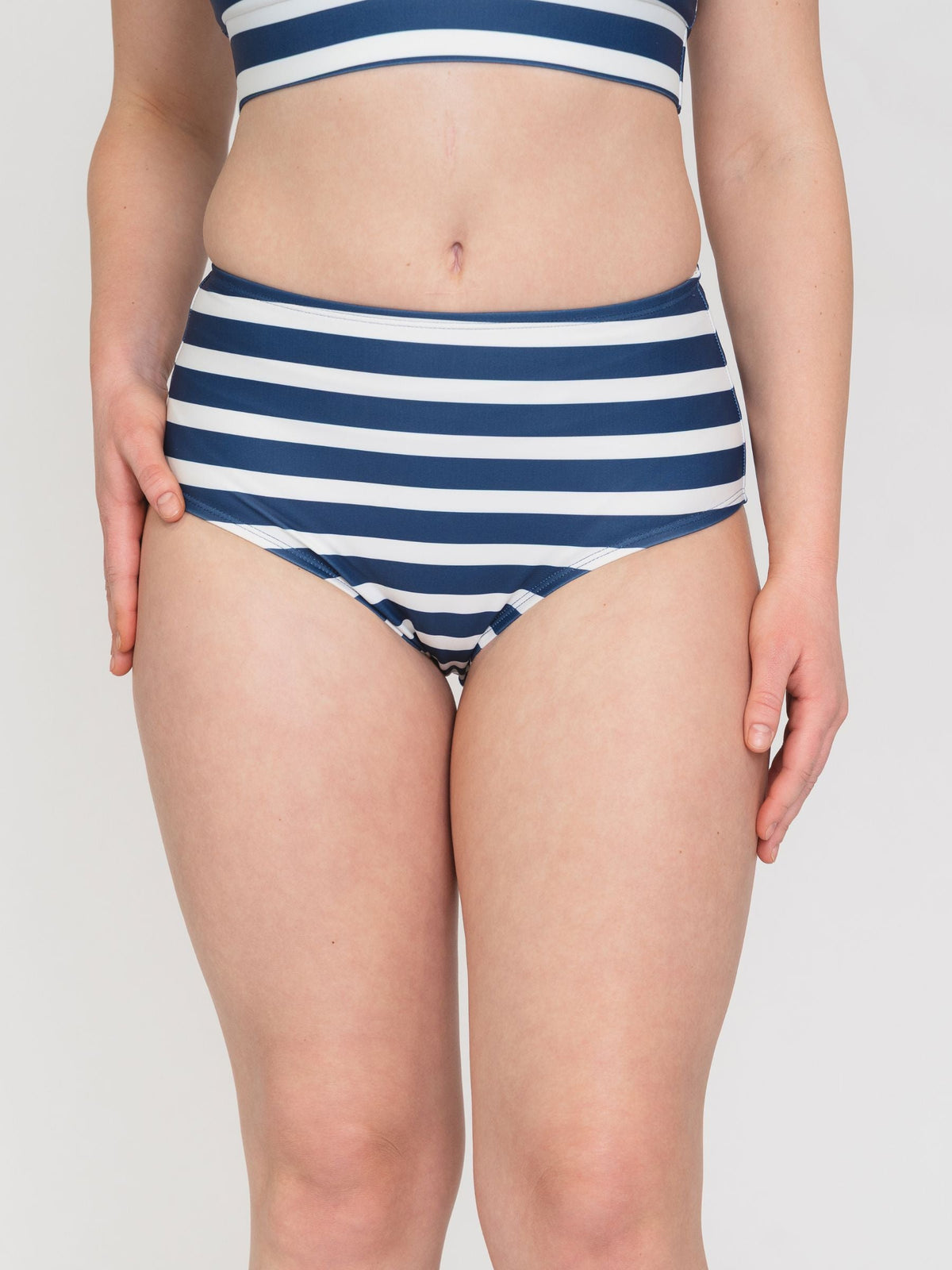Bas de maillot taille haute Lime Ricki