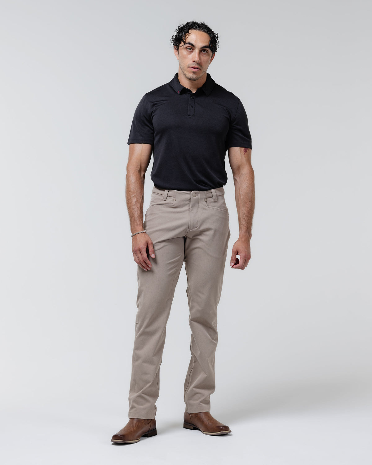 Black Crest Men's Urban Polo