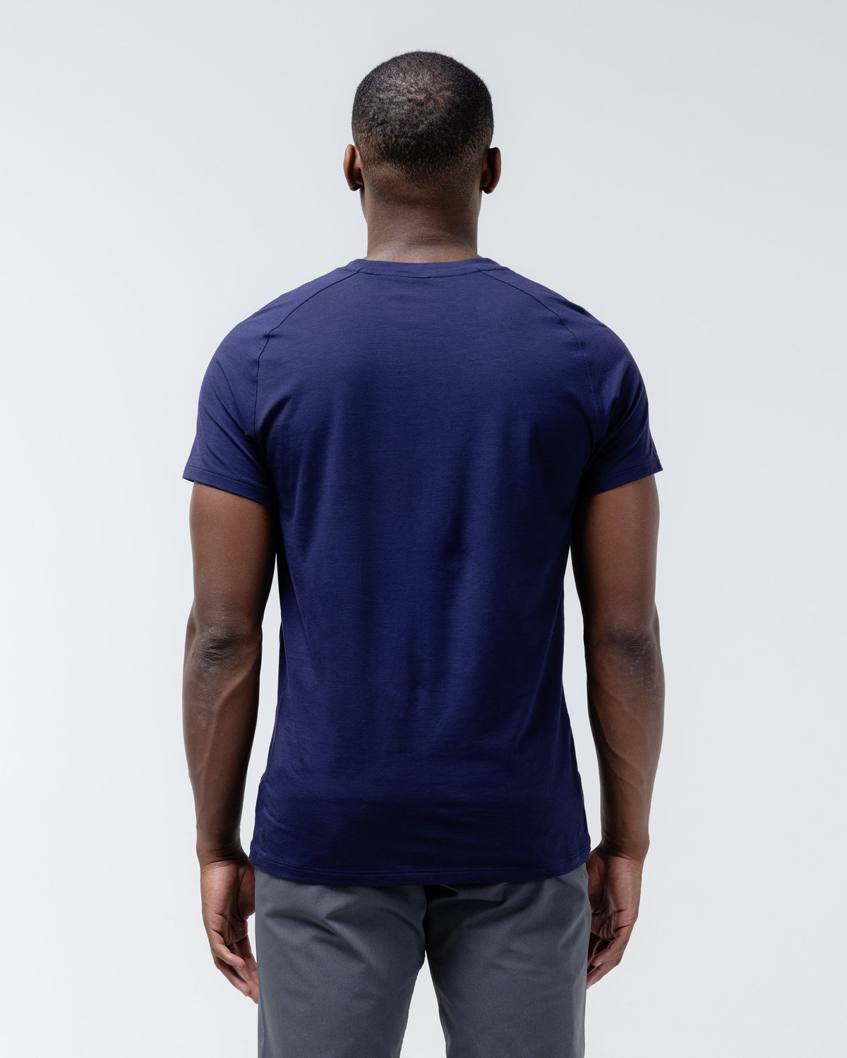 Schwarzes Crest Icon Crew T-Shirt