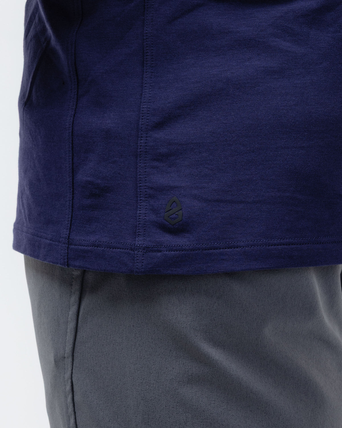 Schwarzes Crest Icon Crew T-Shirt