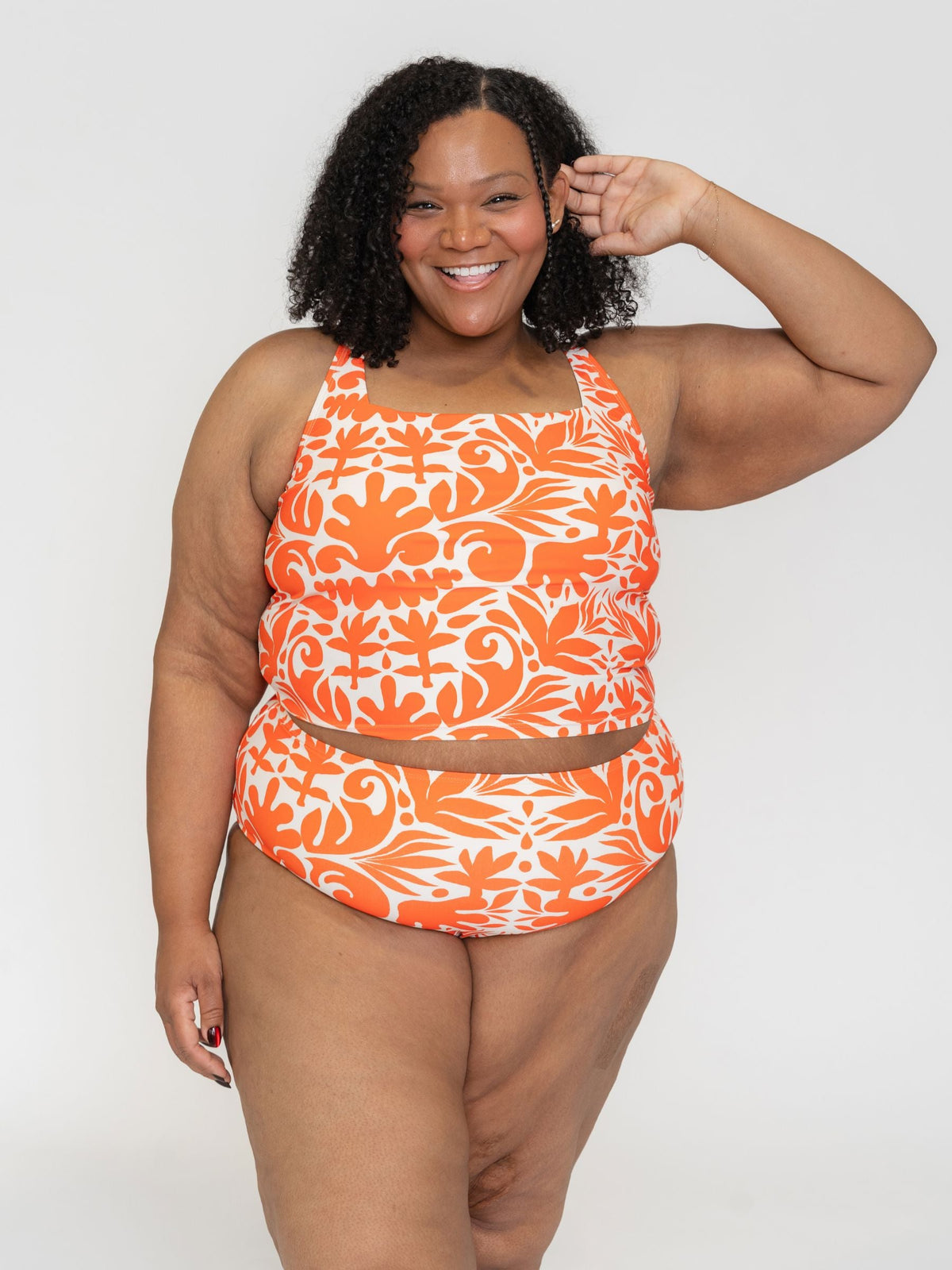 Bas de maillot de bain terracotta Lime Ricki