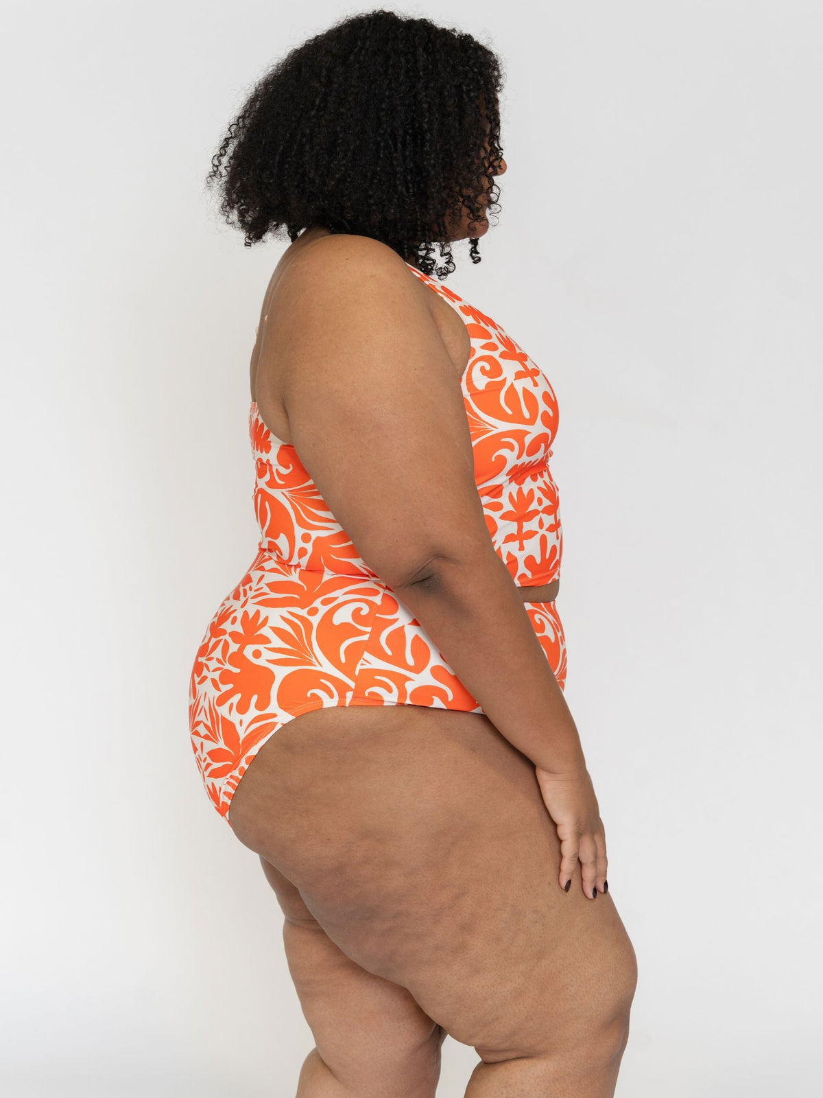Bas de maillot de bain terracotta Lime Ricki