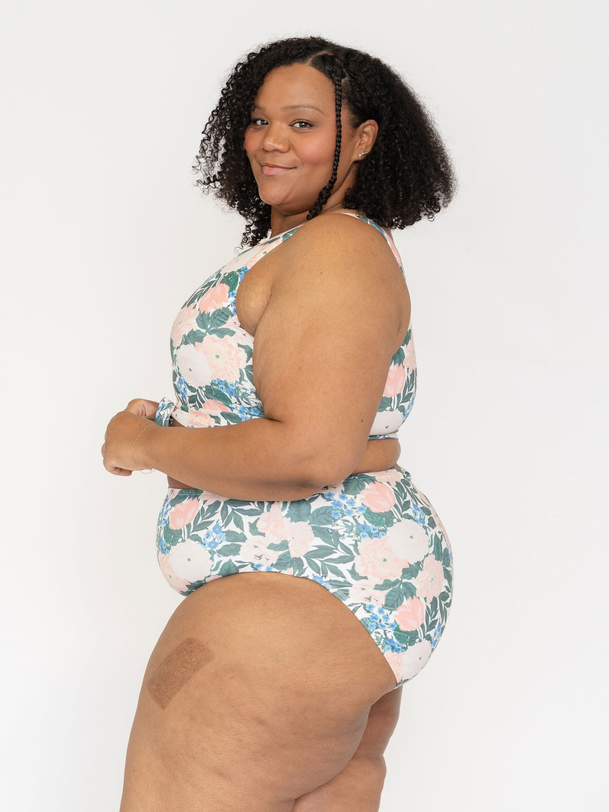 Parte inferior de bikini Bouquet de Lime Ricki