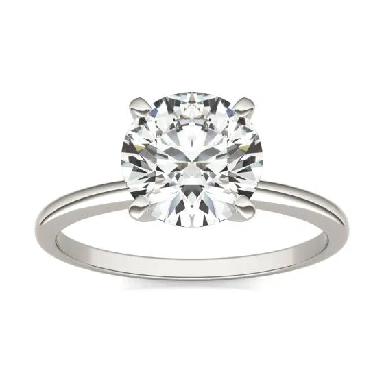 Bague de fiançailles solitaire rond VossAgin