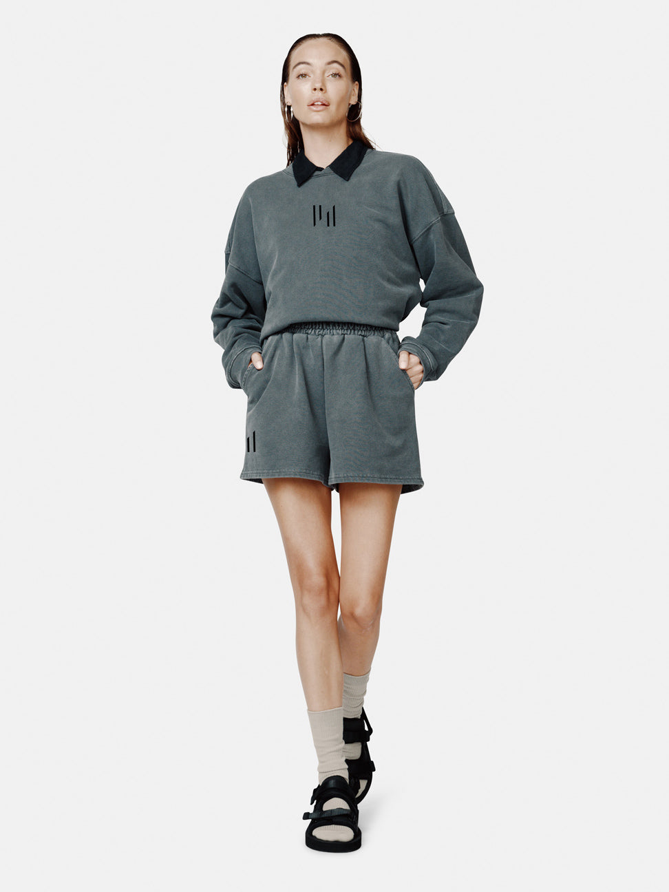 Holden Outerwear Oversized French Terry Crew