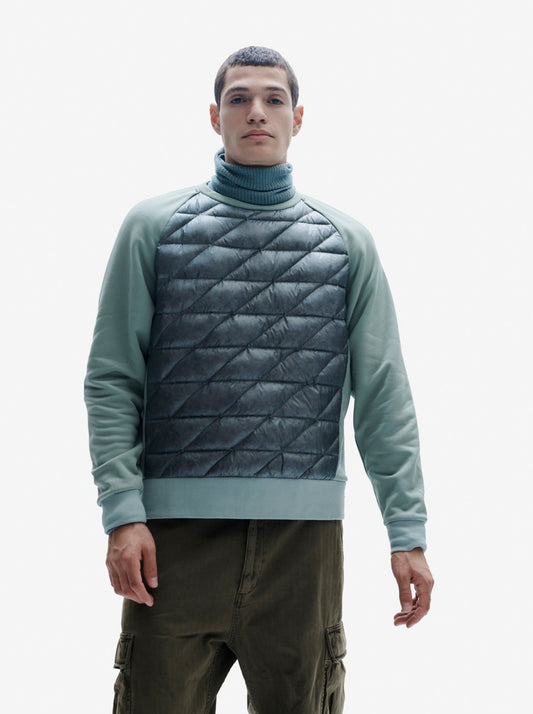 Suéter Holden Outerwear Down Crew - Gris Pizarra