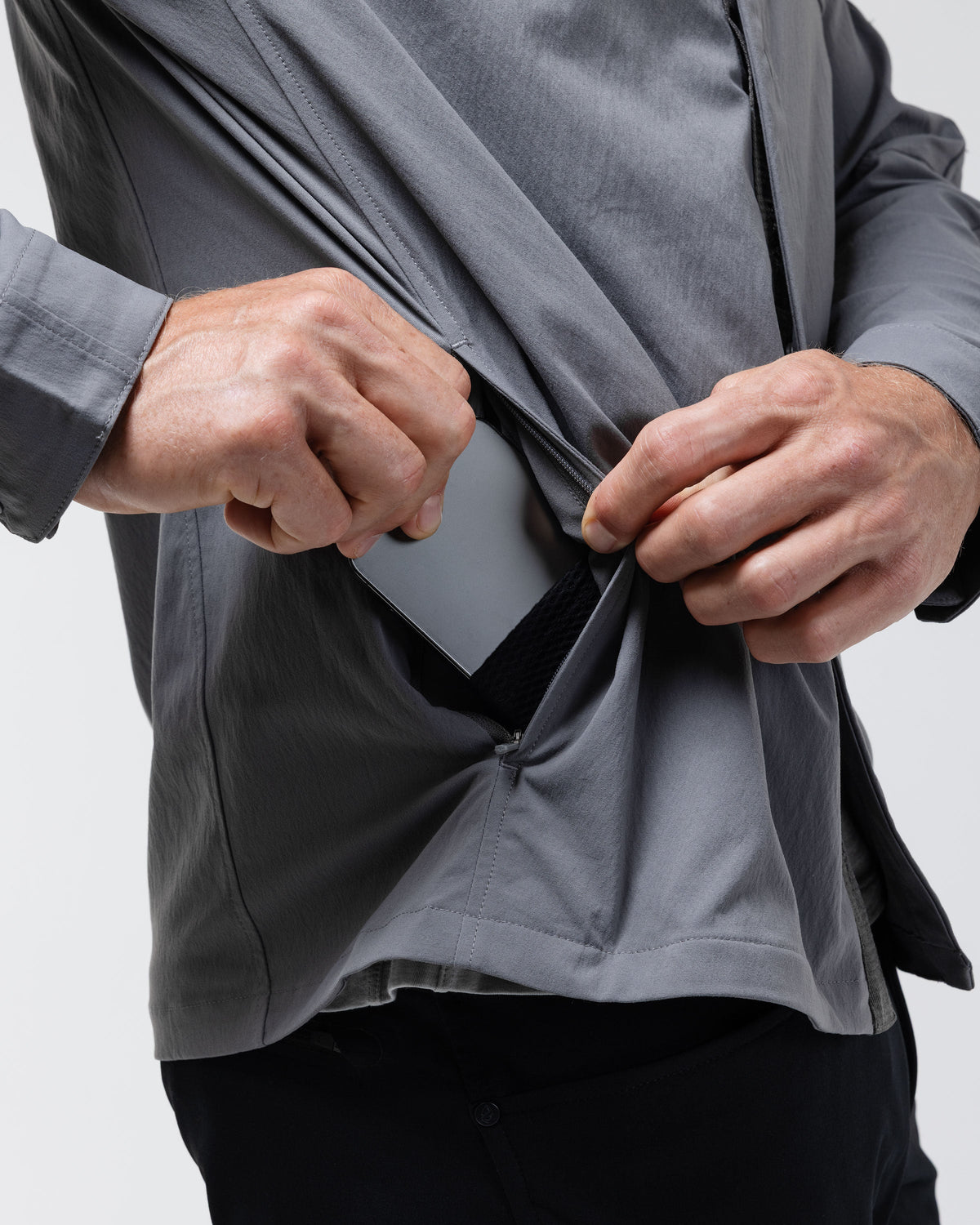Camisa Refuge para hombre Black Crest