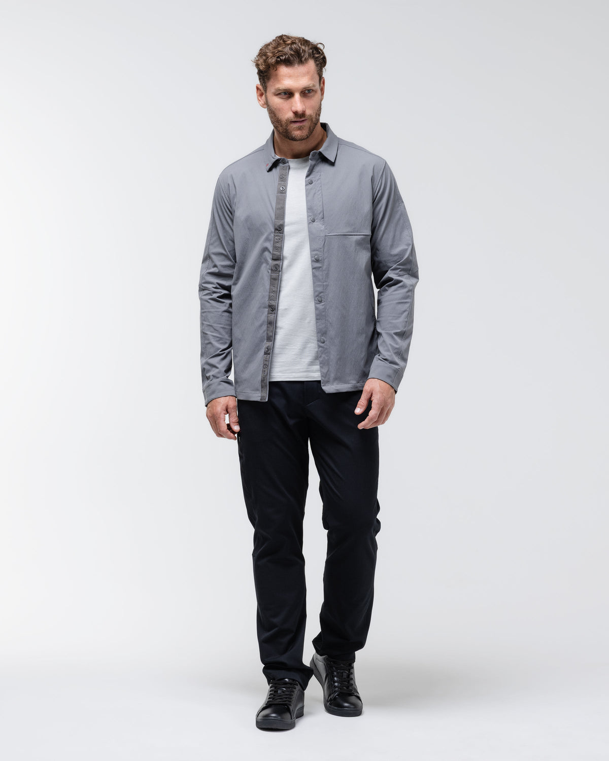 Camisa Refuge para hombre Black Crest