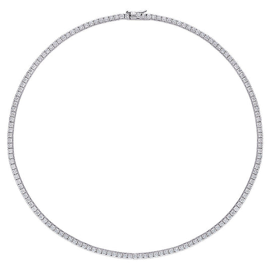 Collar de tenis con zafiros creados VossAgin