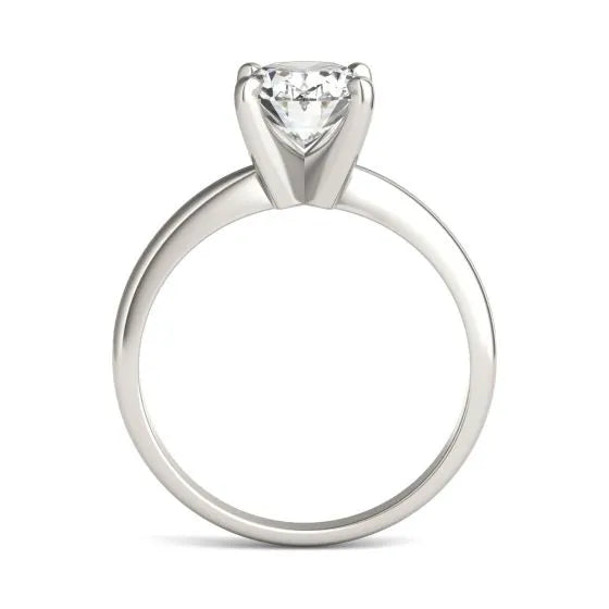 VossAgin - Oval Lab Grown Diamond Solitaire Engagement Ring - 8.5