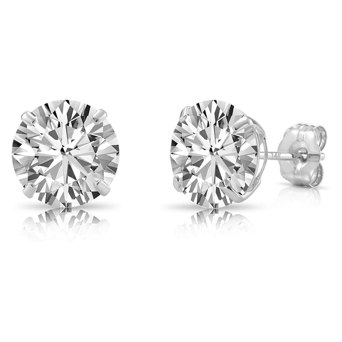 Boucles d'oreilles puces diamant VossAgin