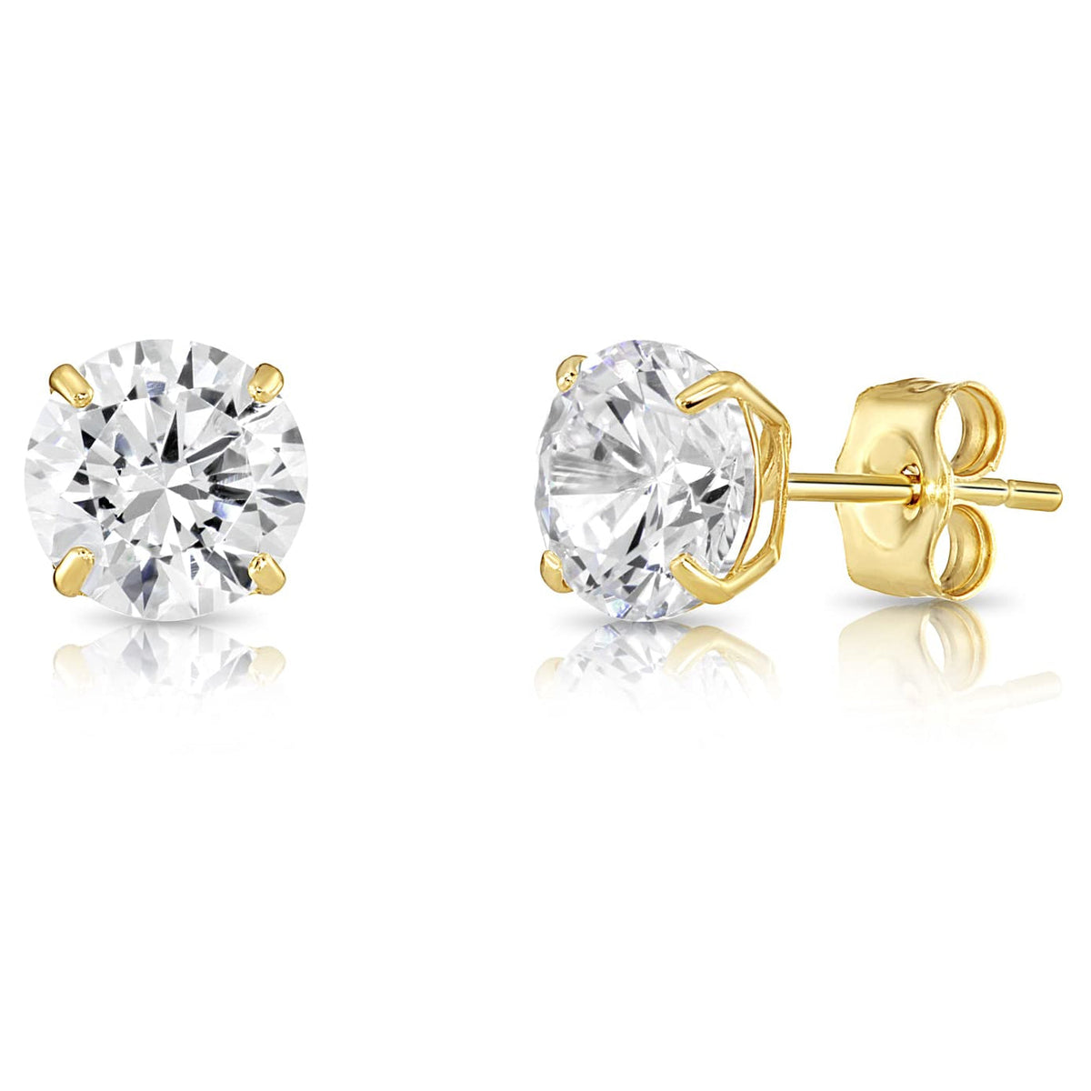 Boucles d'oreilles puces diamant VossAgin
