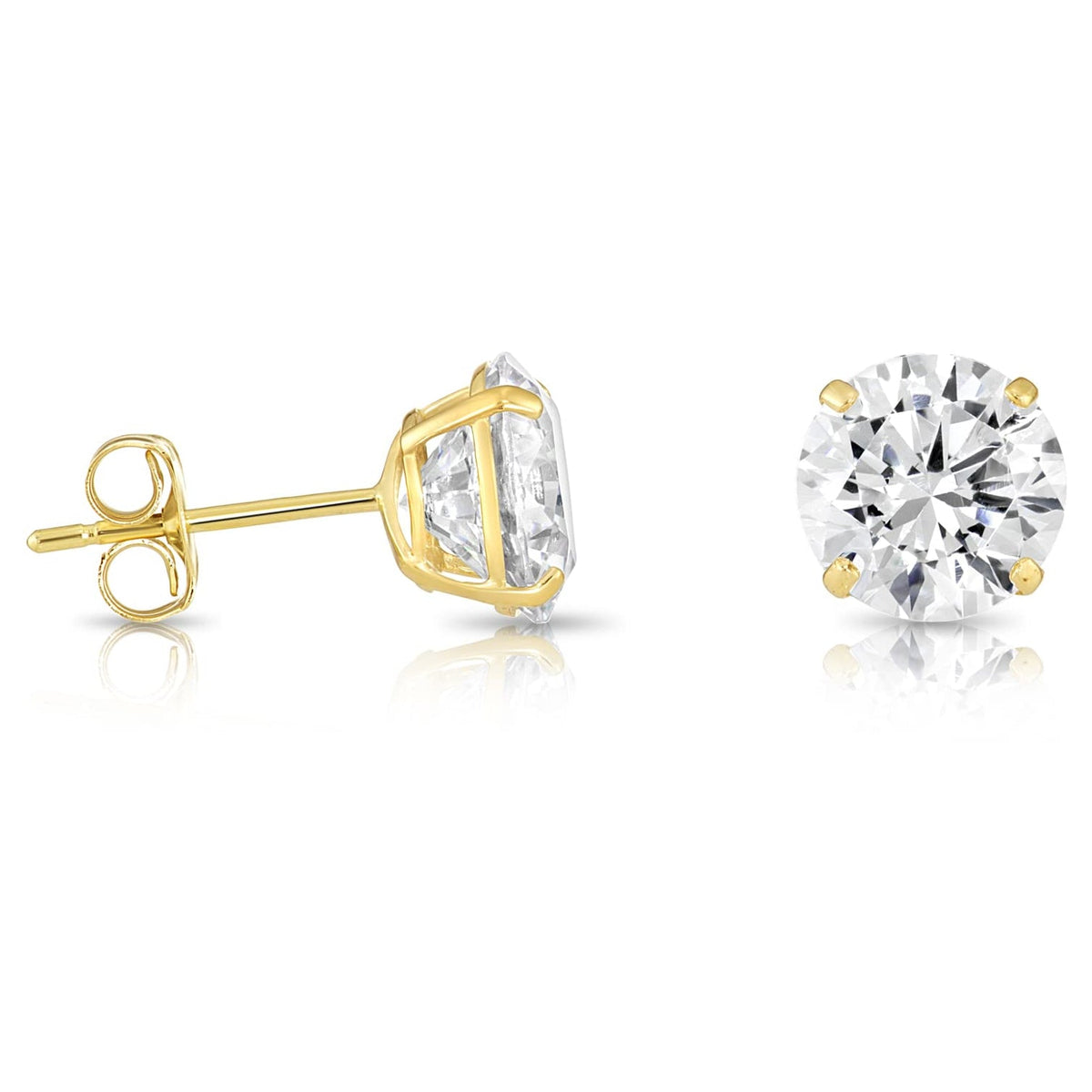 Boucles d'oreilles puces diamant VossAgin