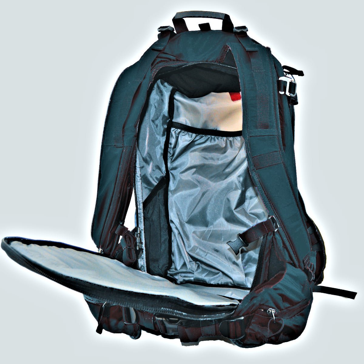 Light Hiking Gear 30 Liter Ride Ski Pack Mediterranean