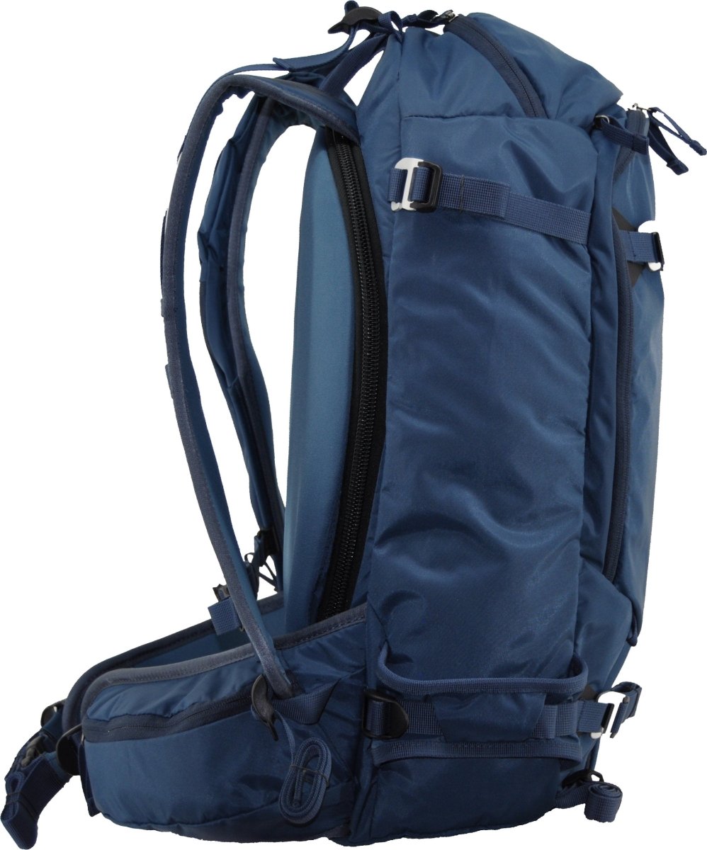 Light Hiking Gear 30 Liter Ride Ski Pack Mediterranean