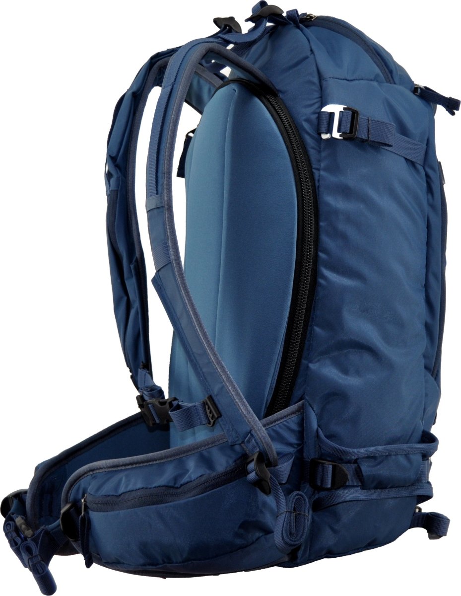 Light Hiking Gear 30 Liter Ride Ski Pack Mediterranean