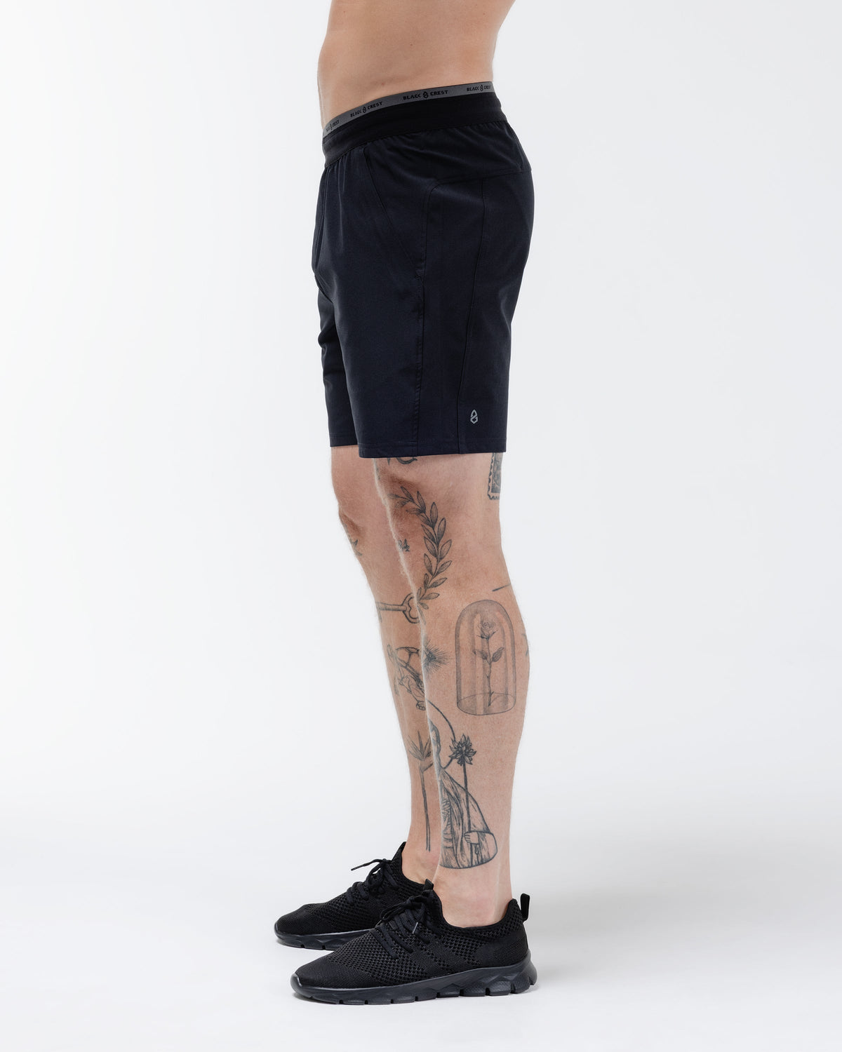 Black Crest Men's Interval Shorts