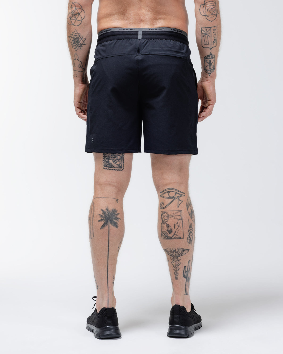 Black Crest Men's Interval Shorts
