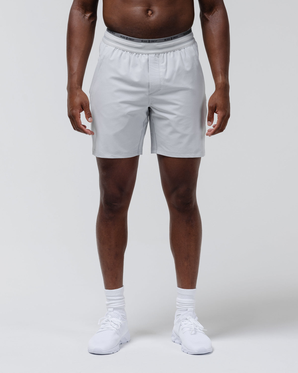 Shorts Interval Black Crest para hombre