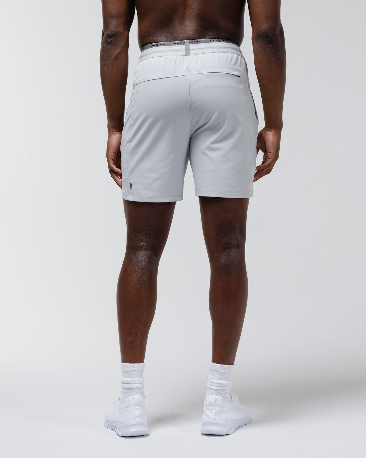 Shorts Interval Black Crest para hombre