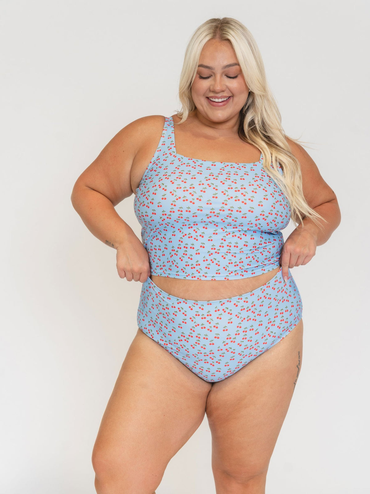 Top Tankini de Cerezas Lime Ricki