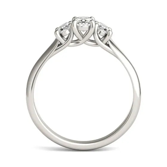 Bague de fiançailles trois pierres VossAgin