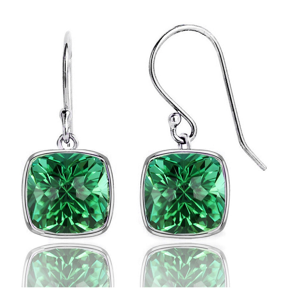 Aretes colgantes de esmeralda VossAgin