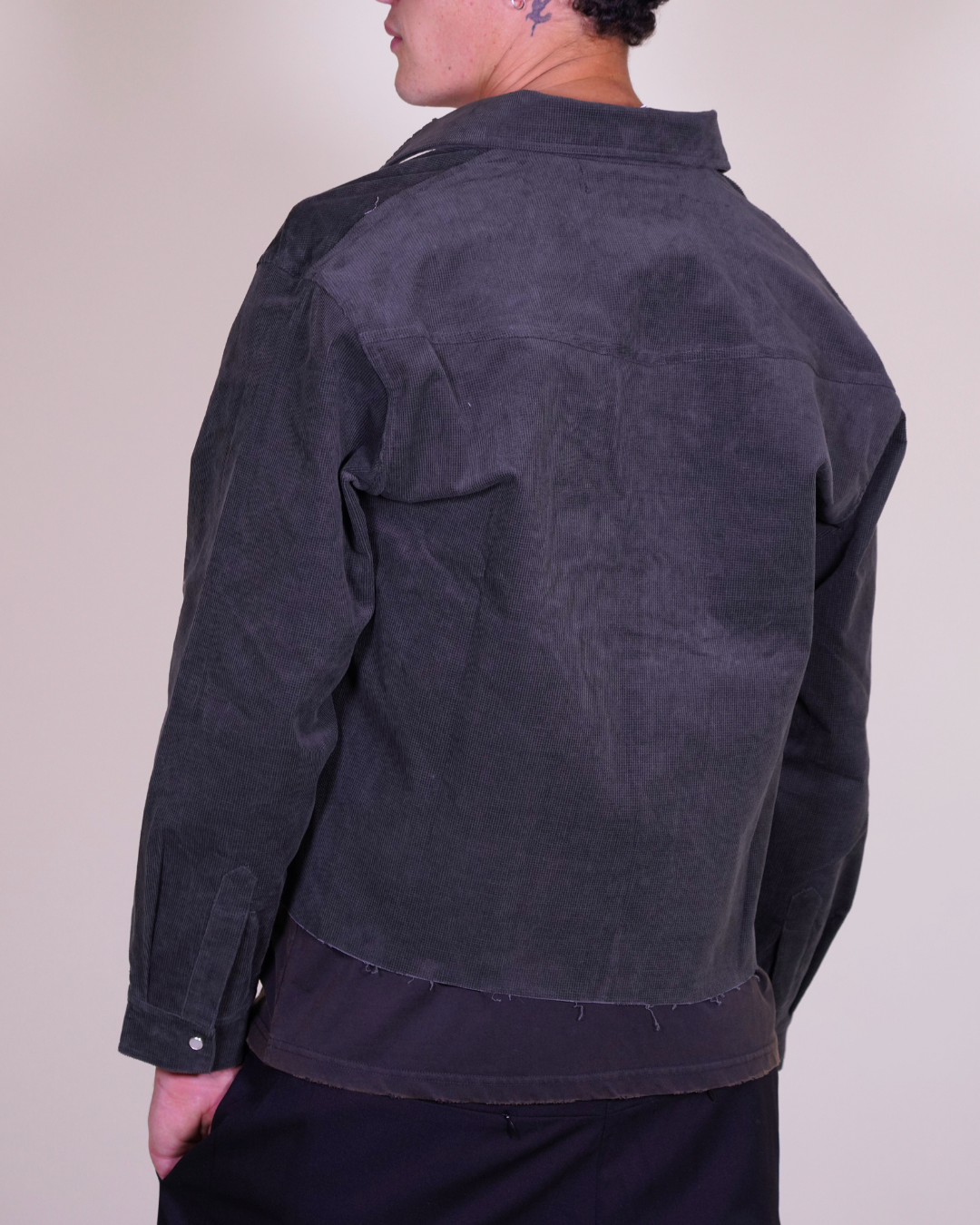 Puppet-Theater Chopped Heavy Waffle Corduroy Western-Hemd
