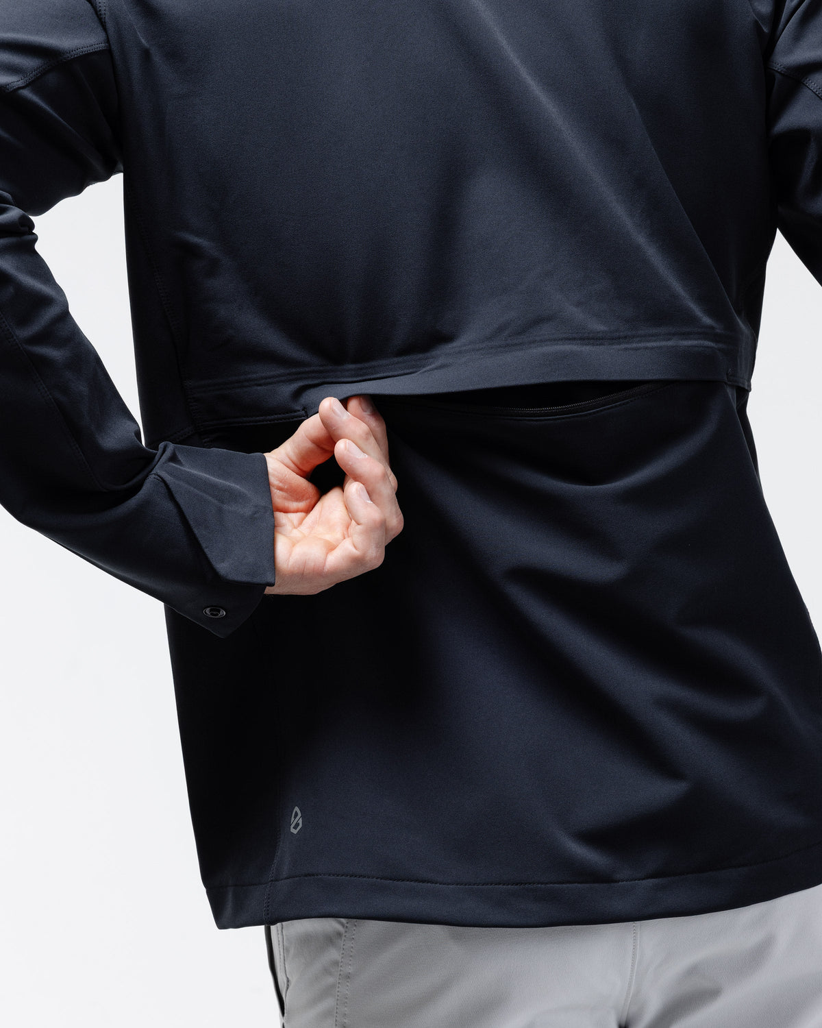 Schwarze Crest Midtown Jacke