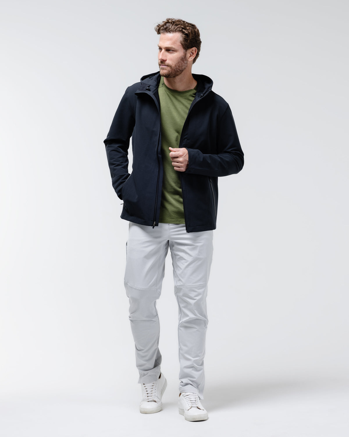 Schwarze Crest Midtown Jacke