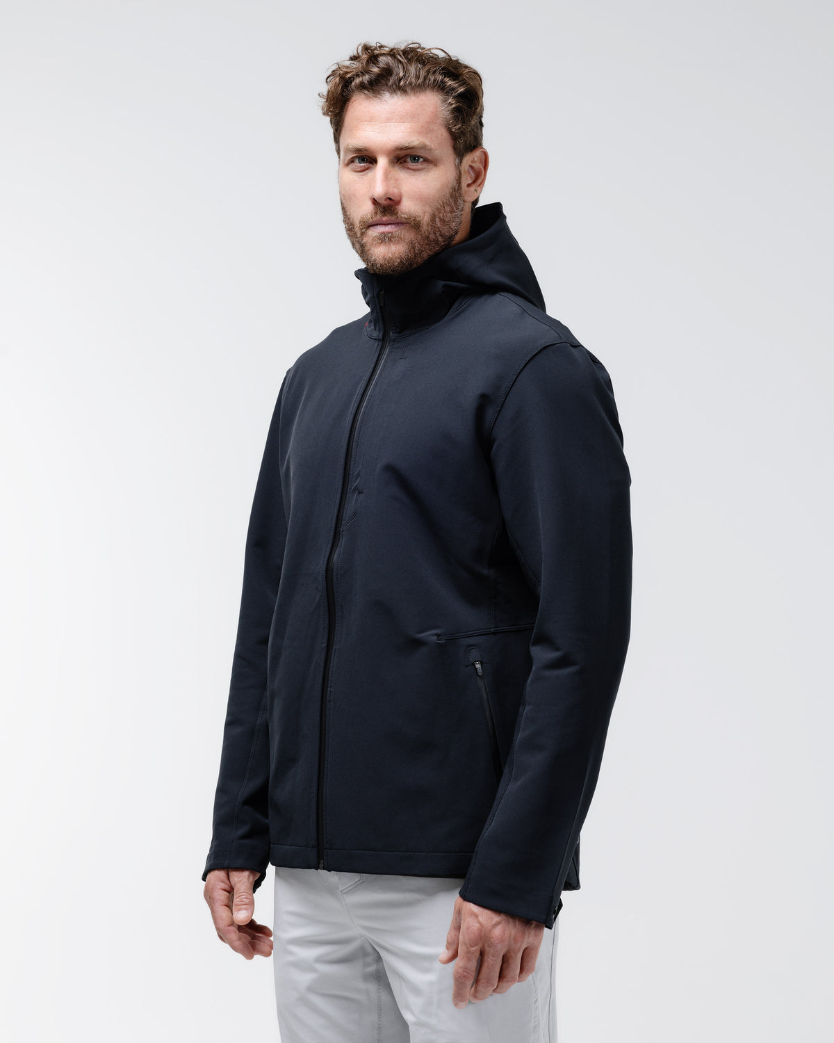 Schwarze Crest Midtown Jacke