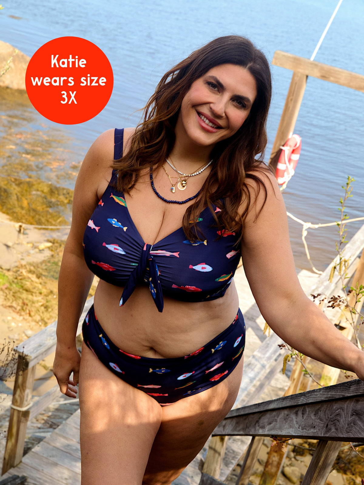 Kitty and Vibe Bikini-Oberteil mit Frontbindung