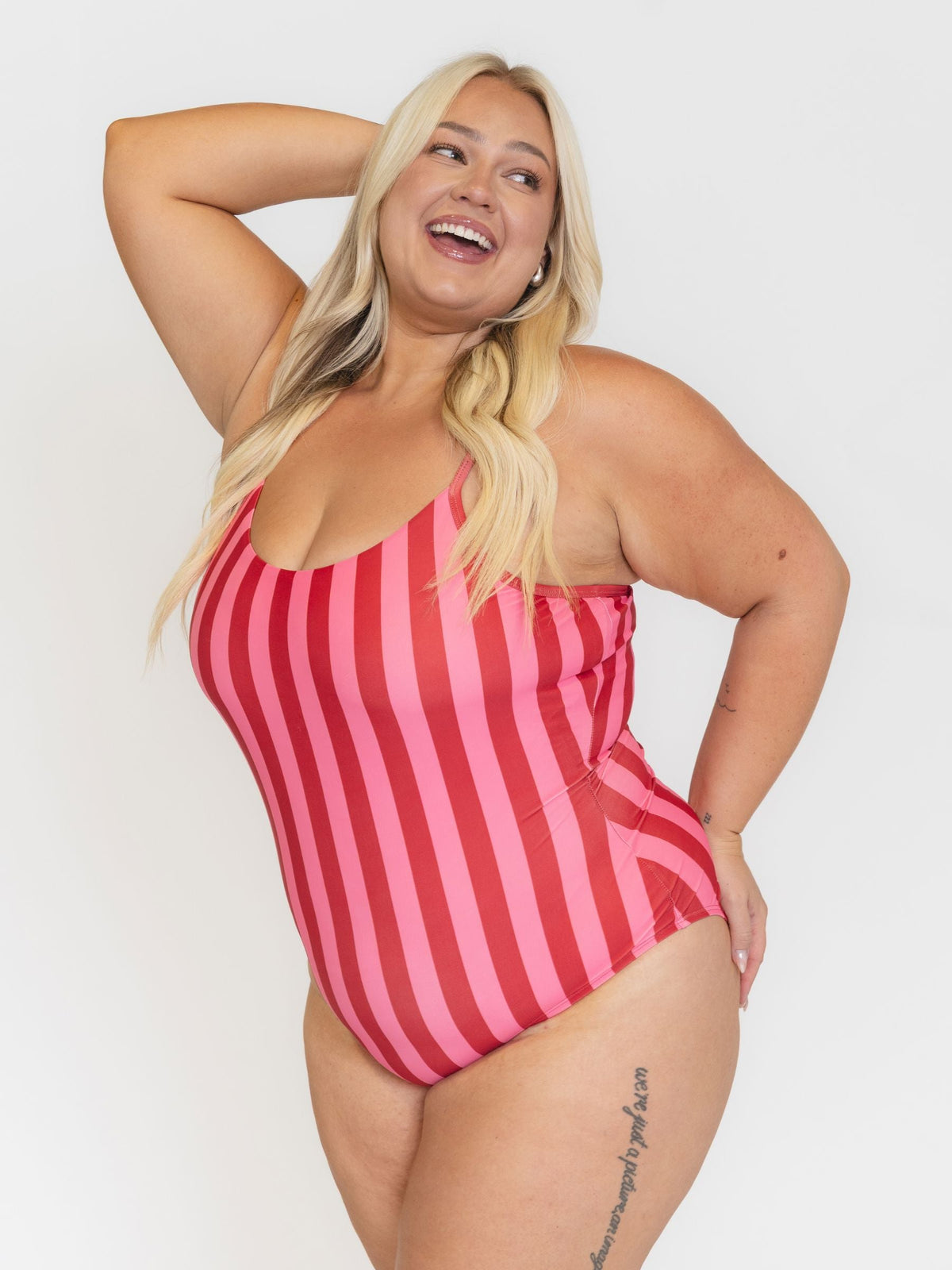 Traje de baño de una pieza Ruby Stripe de Lime Ricki