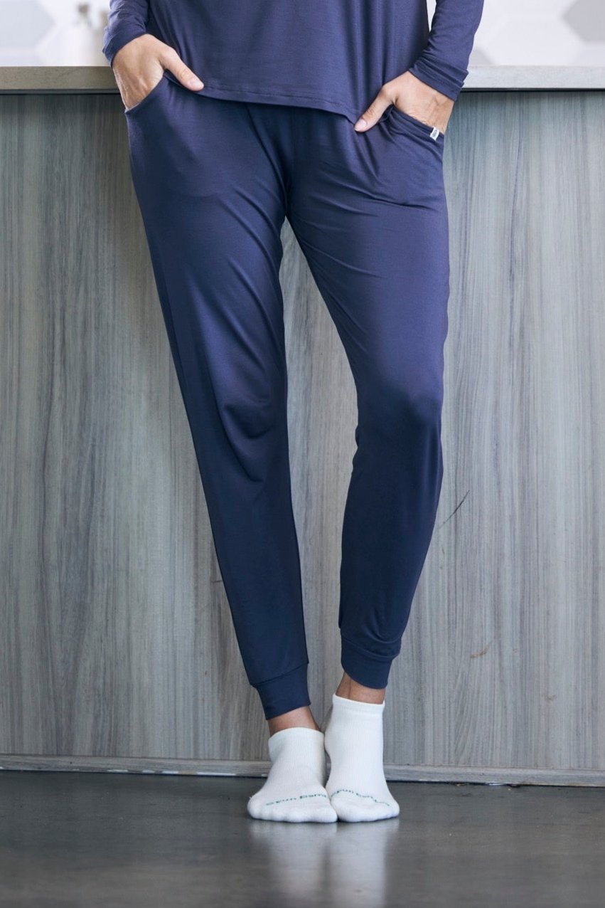 Joggers de descanso de bambú
