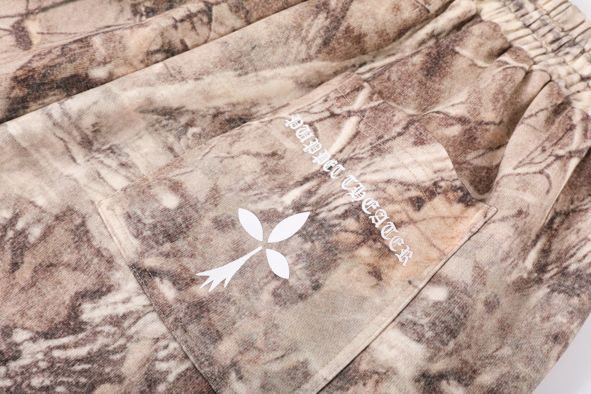 Puppet Theater Brushed Camo Sweats Heavyweight French Terry