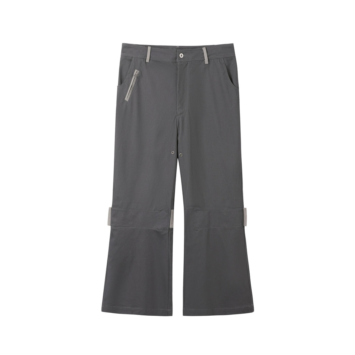 Puppet Theater Flared Bondage Work Trouser
