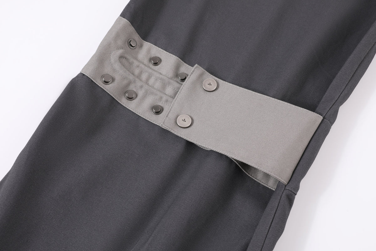 Puppet Theater Flared Bondage Work Trouser
