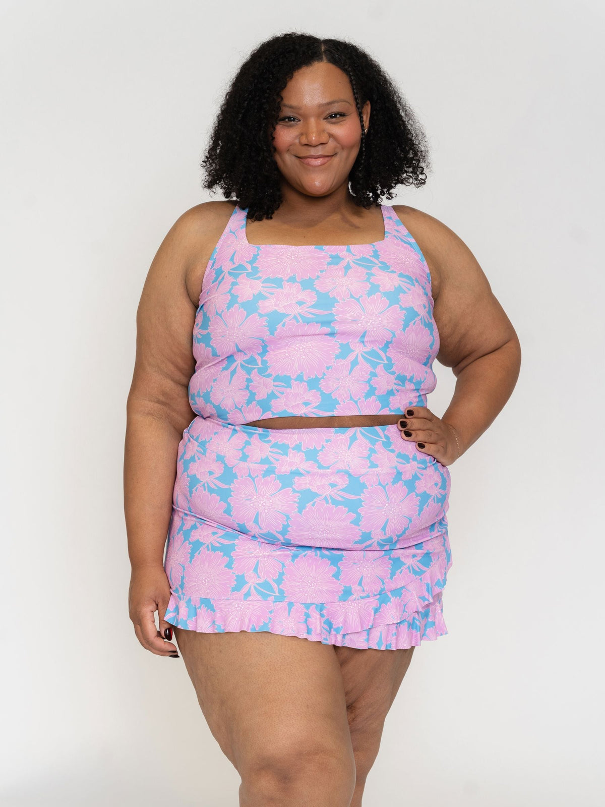 Haut de maillot de bain Lime Ricki Dahlia
